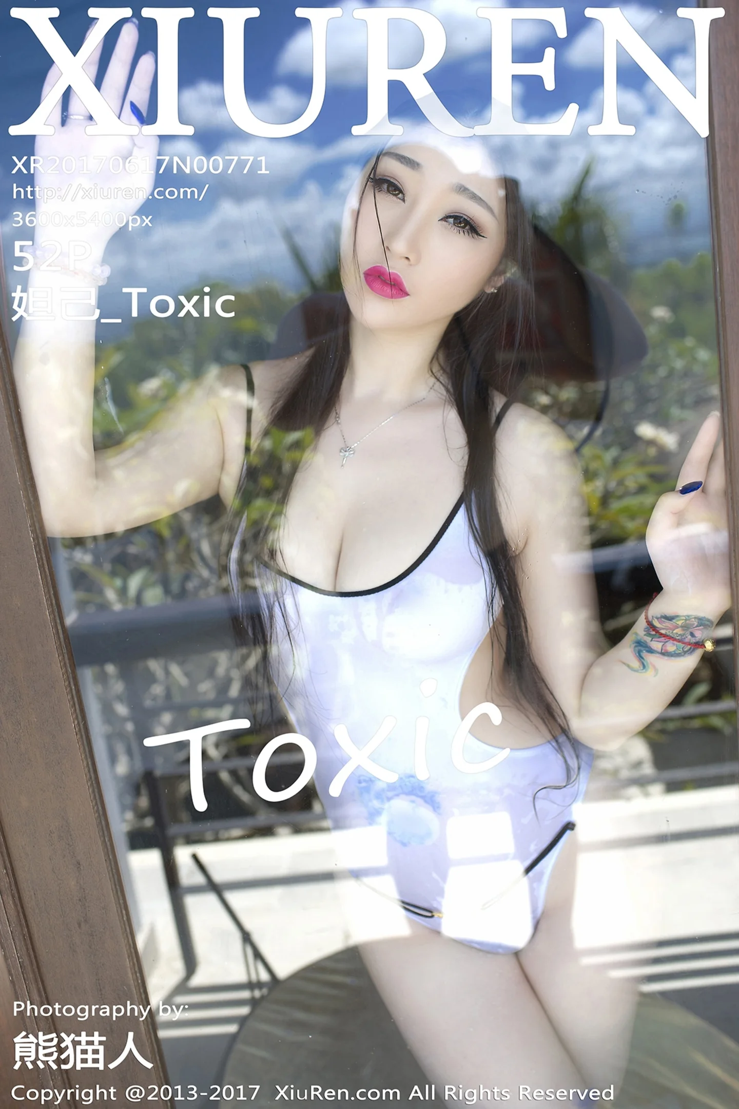 [XiuRen秀人网]No.771_嫩模妲己_Toxic巴厘岛旅拍高叉连体内衣透视秀美乳诱惑写真52P-秀人网 - XiuRen.Pro